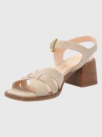 SANDALIA CUERO PASTORE BEIGE