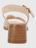 SANDALIA CUERO PASTORE BEIGE