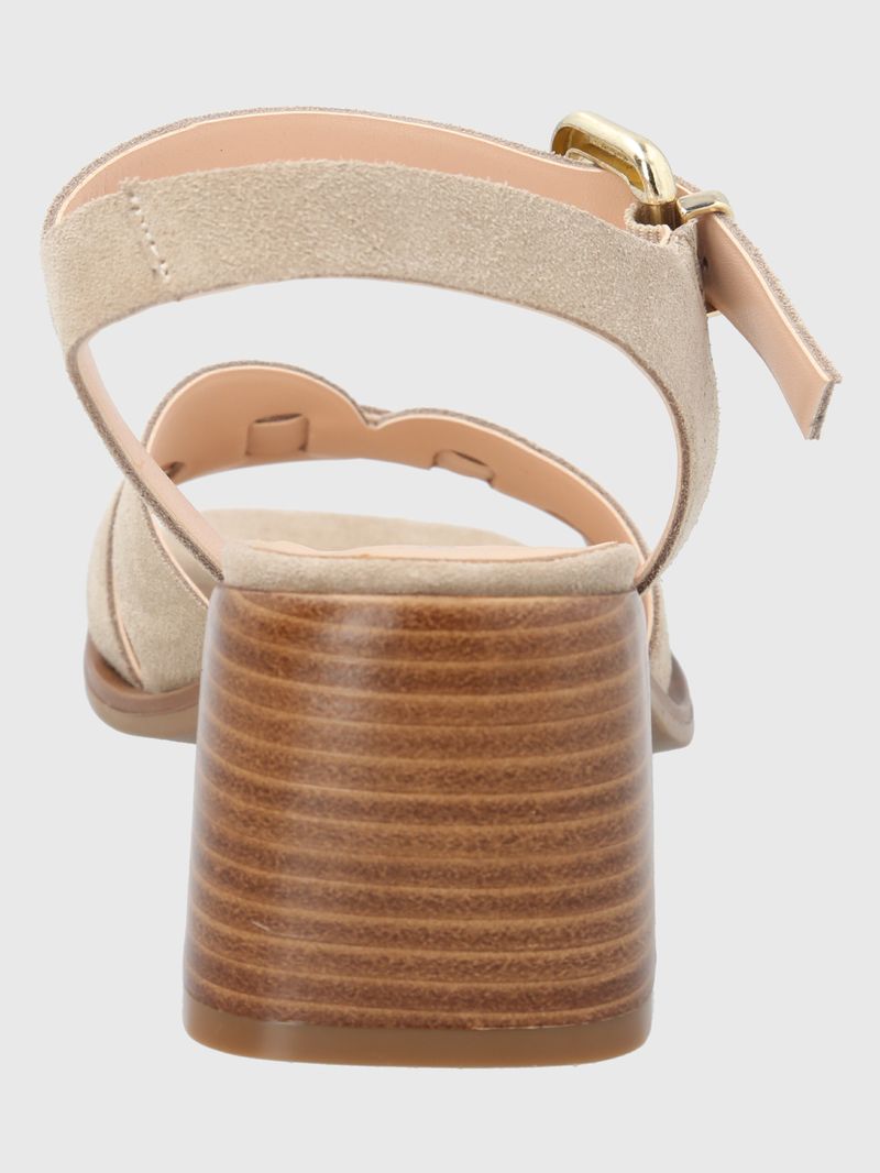 SANDALIA CUERO PASTORE BEIGE