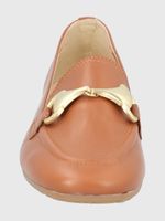 MOCASIN CUERO PASTURO CAFÉ CLARO