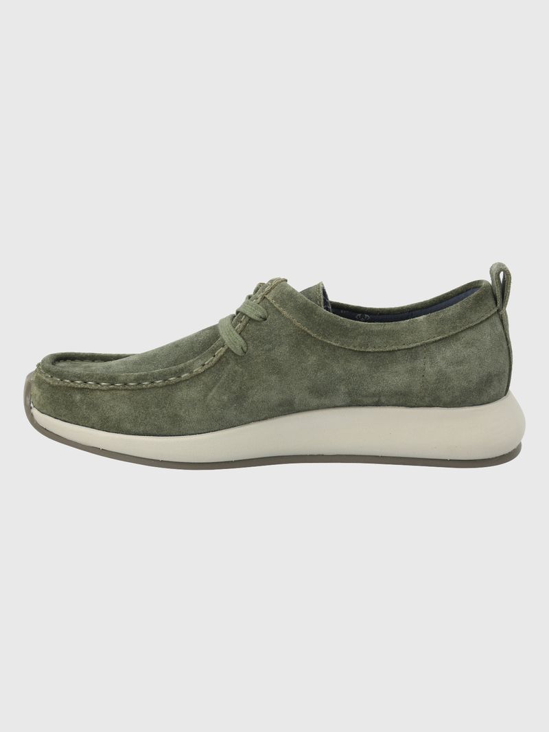ZAPATO CUERO ICON VERDE