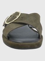 SANDALIA CUERO BERNARD VERDE