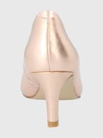 ZAPATO VESTIR CUERO AROSA ROSADO METALIZADO