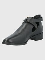 BOTIN CUERO GARLA NEGRO