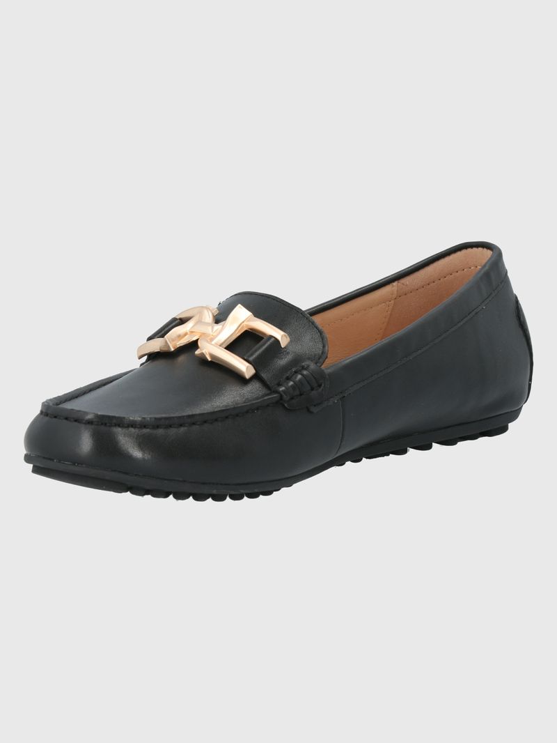 MOCASIN CUERO LESQUIN NEGRO