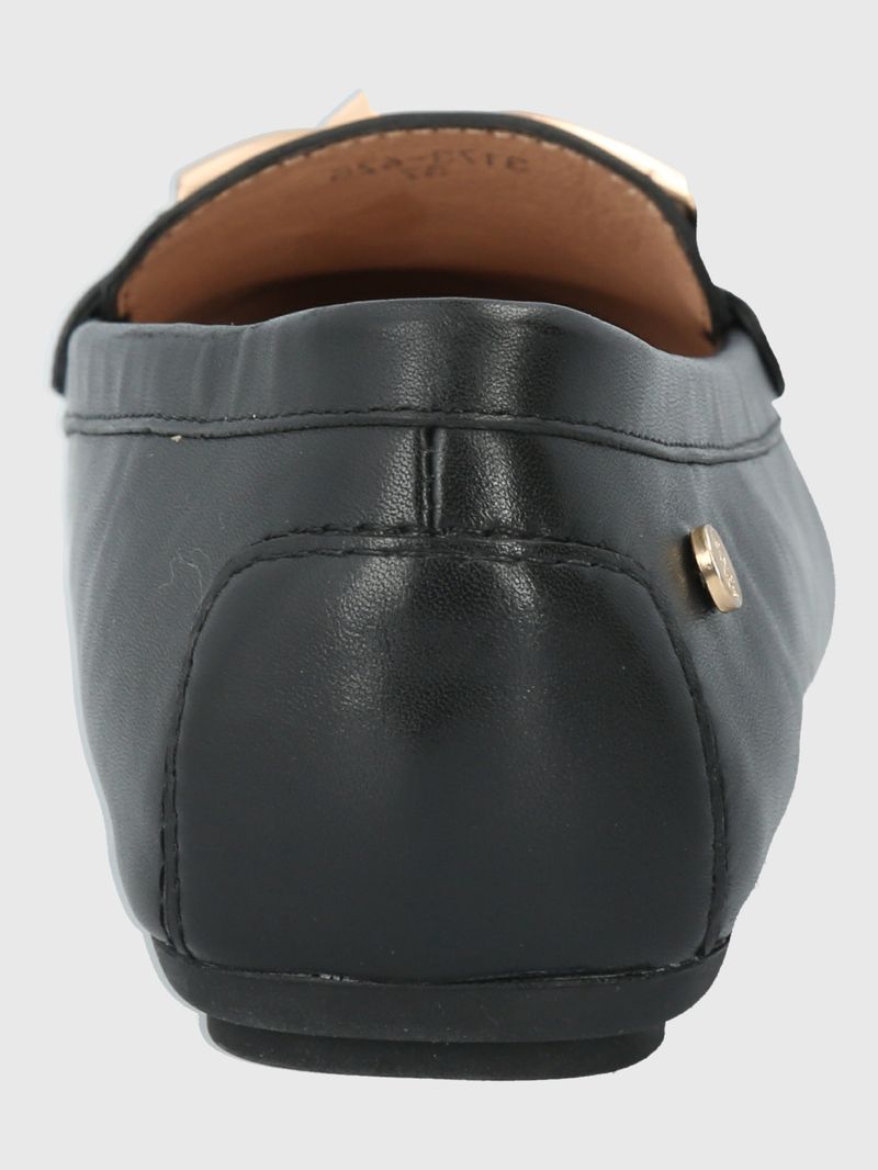 MOCASIN CUERO LESQUIN NEGRO