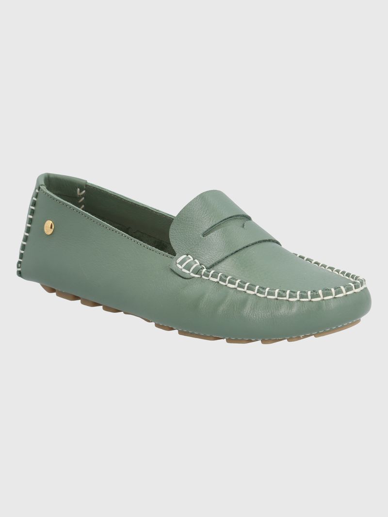 MOCASIN-CUERO-DOMASO-VERDE