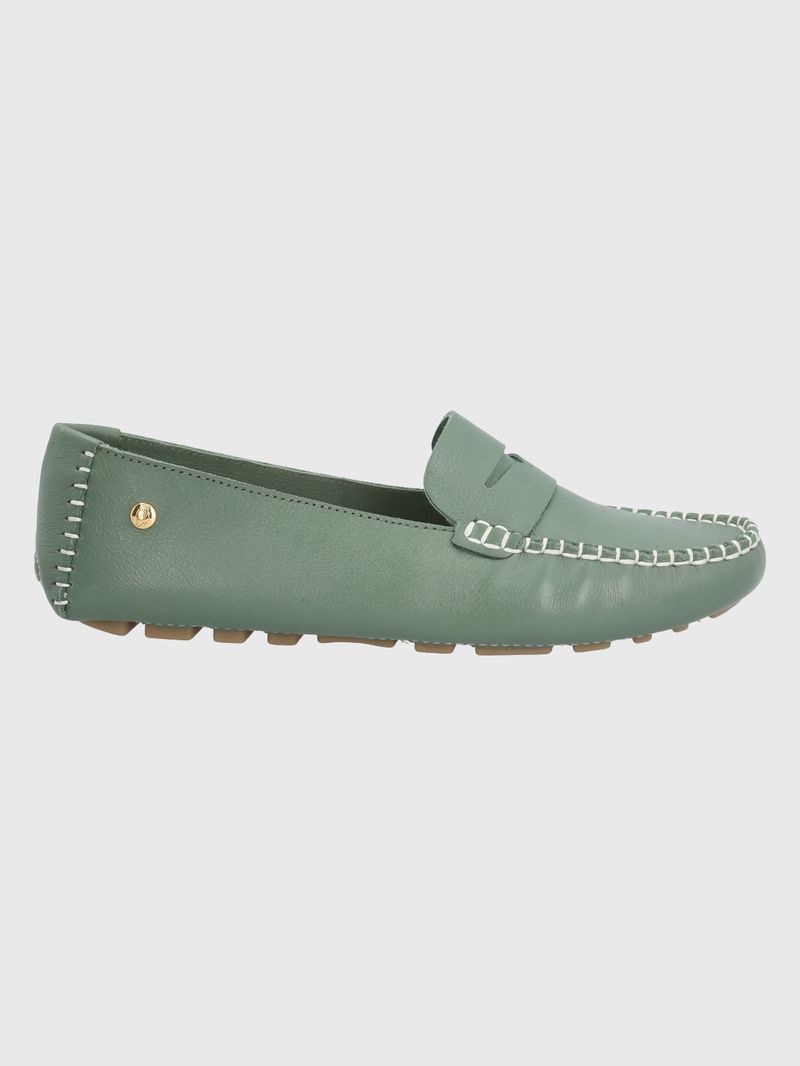 MOCASIN-CUERO-DOMASO-VERDE