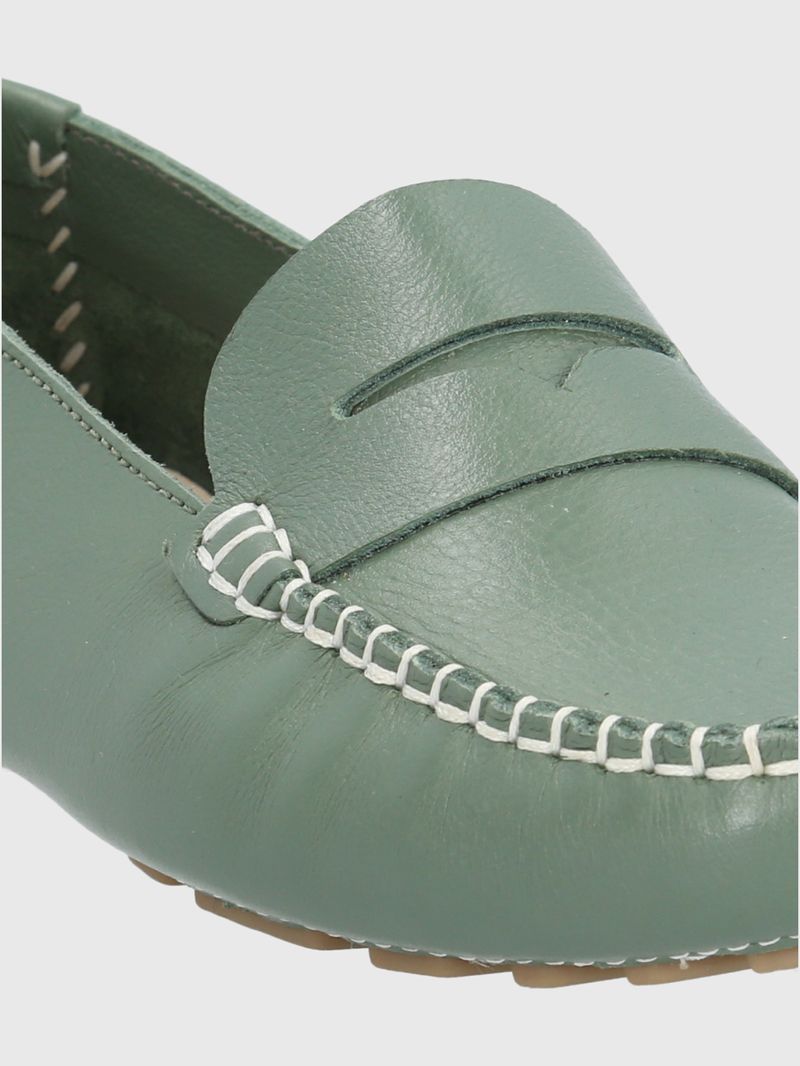 MOCASIN-CUERO-DOMASO-VERDE