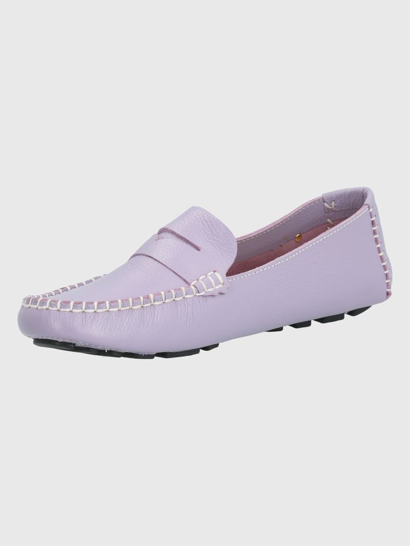 MOCASIN-CUERO-DOMASO-LILA
