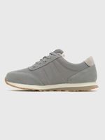 ZAPATILLA CUERO SEVENTY8 GRIS OSCURO