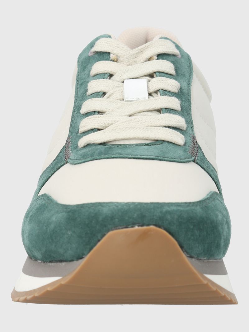 ZAPATILLA CUERO BLISS SUN VERDE