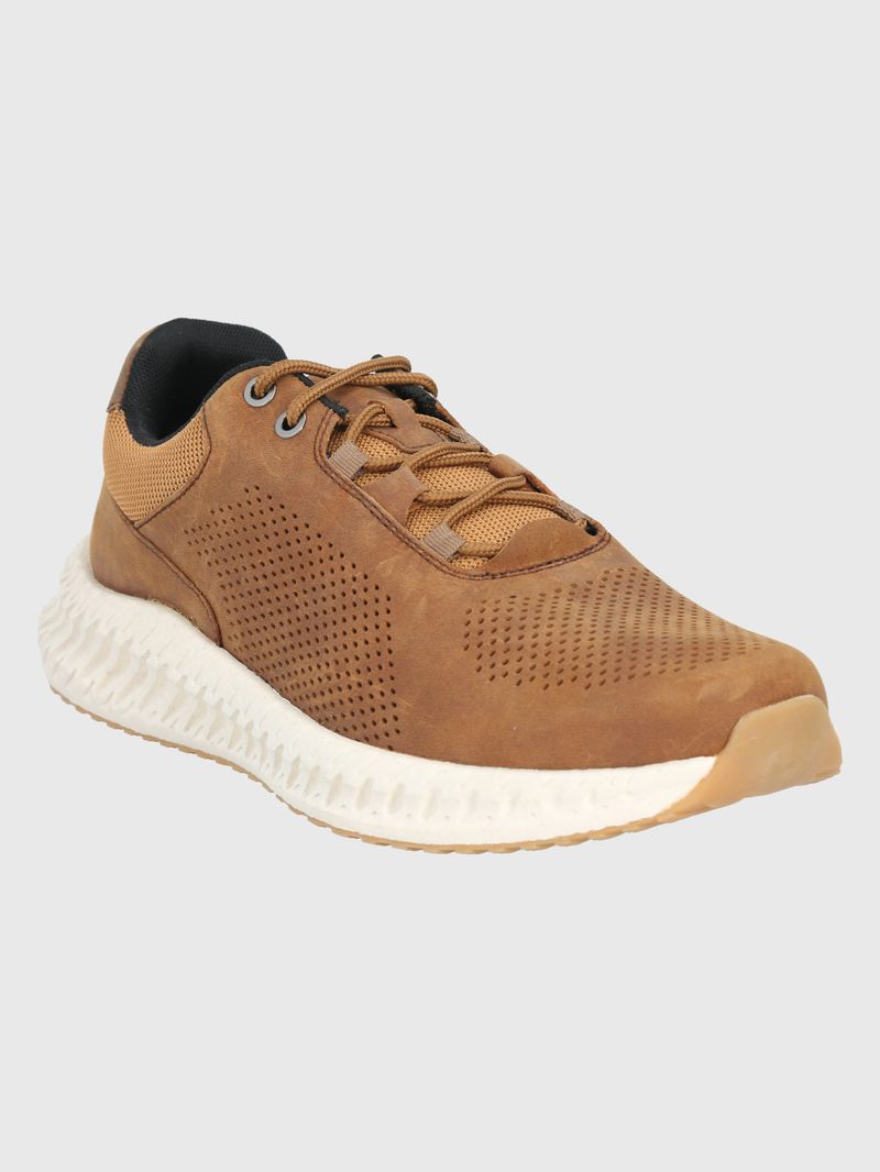ZAPATILLA-CUERO-SPINAL-LTHR-LACE-CAFE