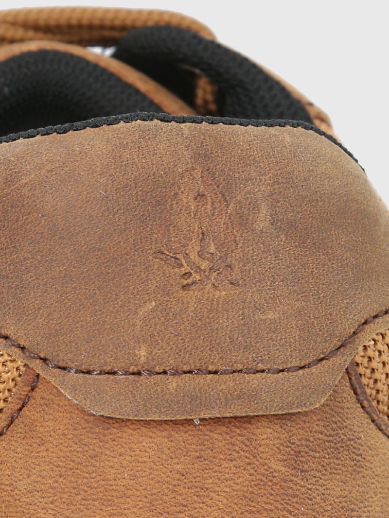 ZAPATILLA-CUERO-SPINAL-LTHR-LACE-CAFE