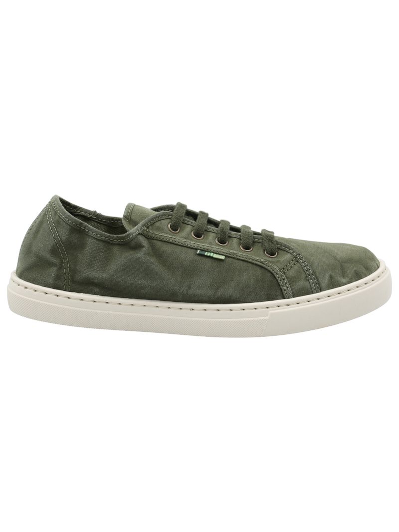Zapatilla Algodón Orgánico Hombre Bronte Verde Rockford
