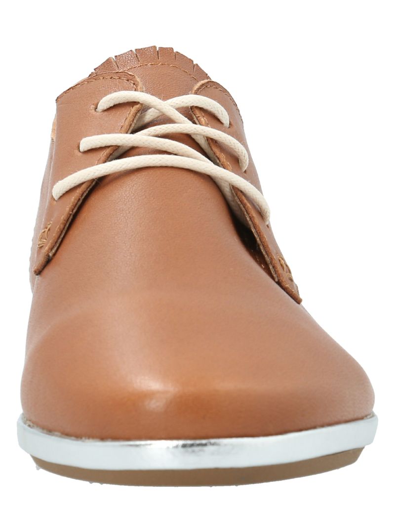 Zapato Cuero Mujer Patmos Café Rockford