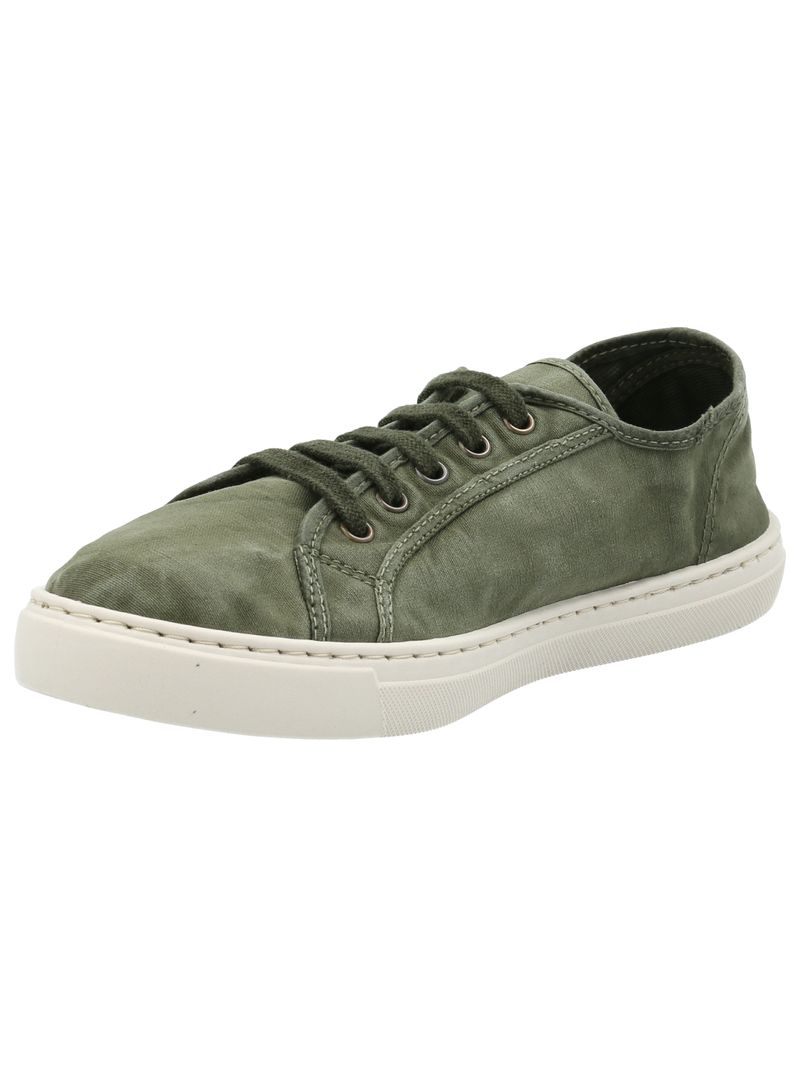 Zapatilla Algodón Orgánico Hombre Bronte Verde Rockford