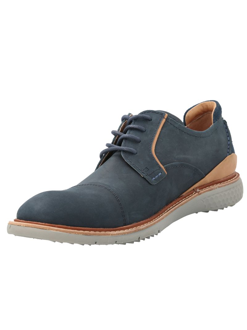 Zapato Cuero Hombre Ranun Azul Rockford