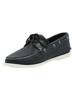 Mocasin-Cuero-Hombre-Boat-Azul-Rockford