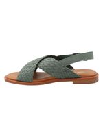 Sandalia Cuero Mujer Lima Verde Rockford