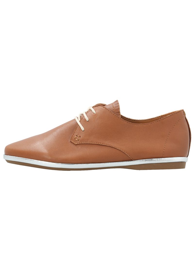 Zapato Cuero Mujer Patmos Café Rockford