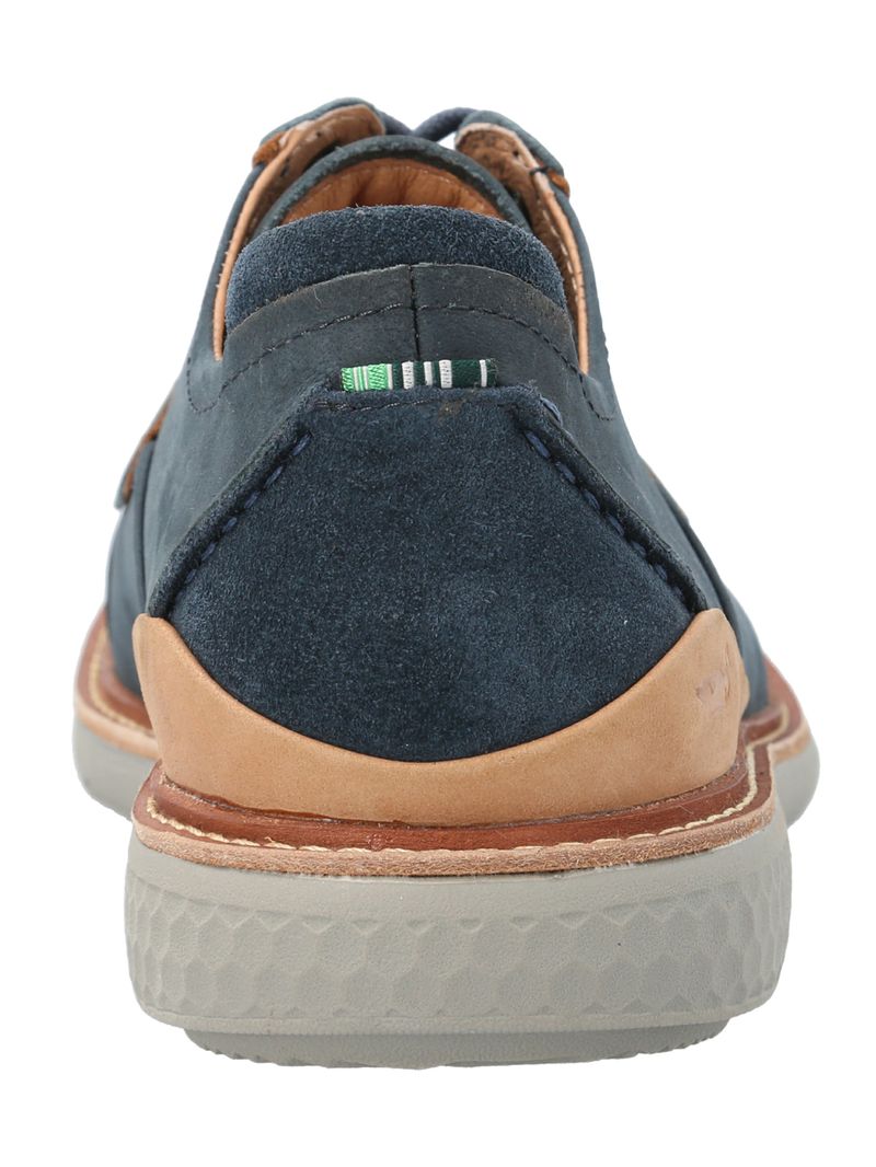 Zapato Cuero Hombre Ranun Azul Rockford