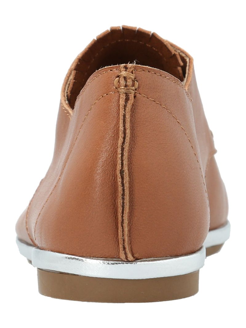 Zapato Cuero Mujer Patmos Café Rockford