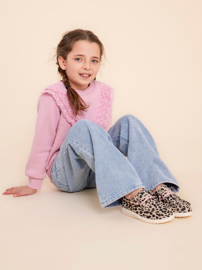 Zapatilla-Niña-Zippa-Beige