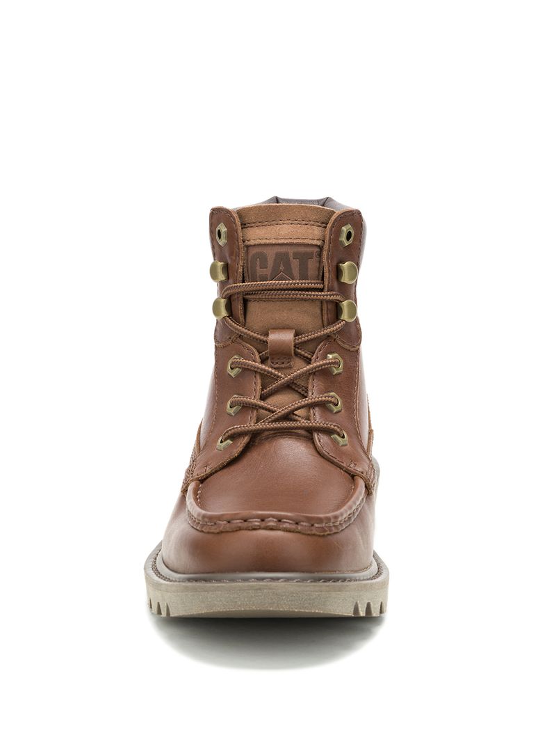 Botin-Cuero-Hombre-Colorado-Moc-Toe-Cafe-Cat
