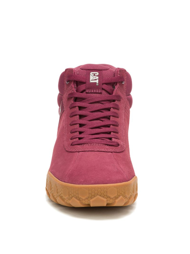 Zapatilla-Con-Caña-Gamuza-Hombre-Hex---Mid-Burdeo-Cat