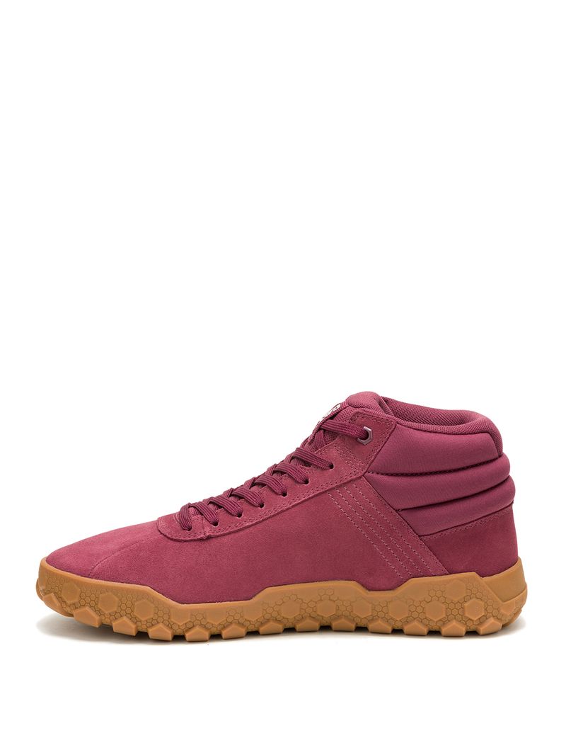 Zapatilla-Con-Caña-Gamuza-Hombre-Hex---Mid-Burdeo-Cat