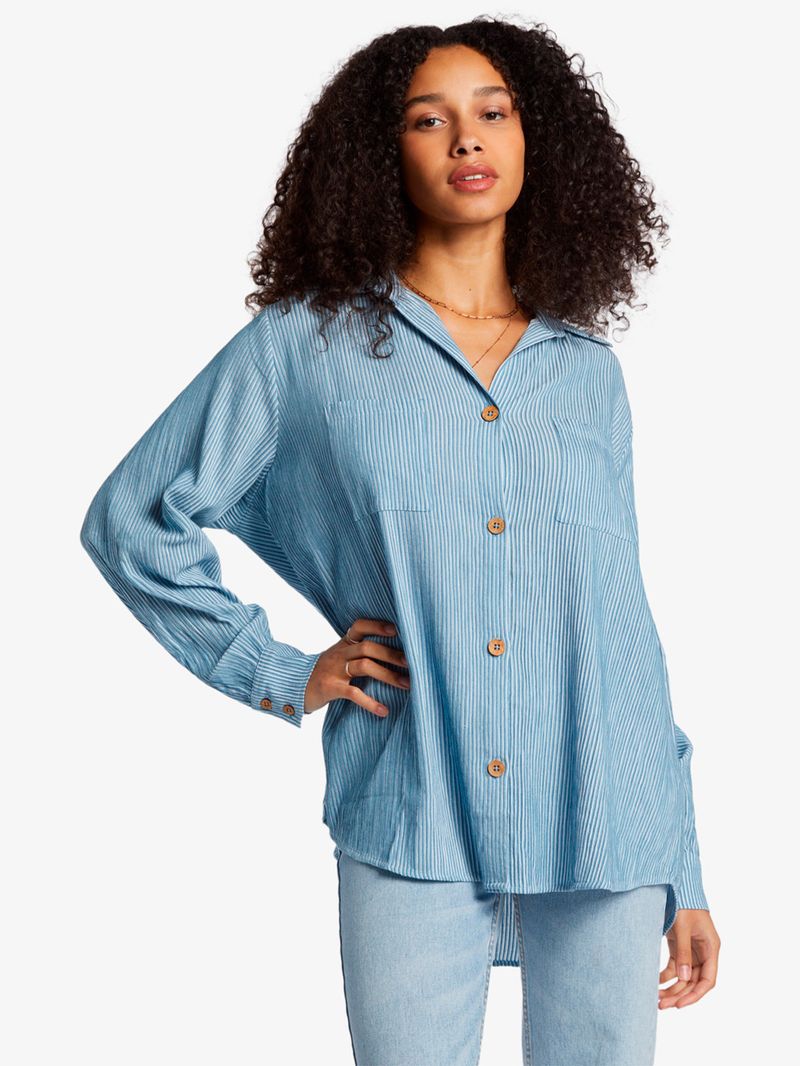 Blusa-Manga-Larga-Mujer-Swell-Celeste-Billabong