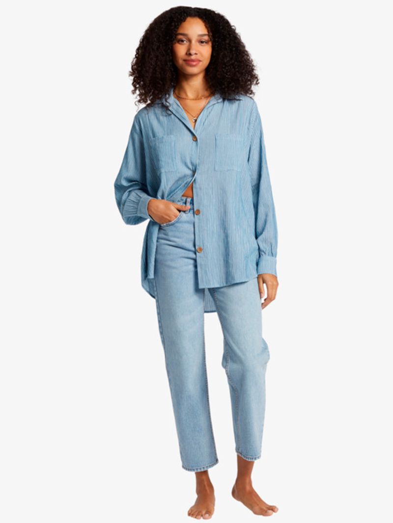 Blusa-Manga-Larga-Mujer-Swell-Celeste-Billabong