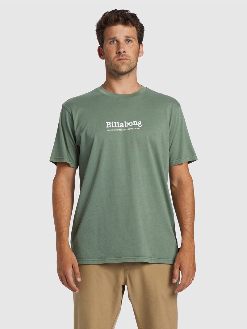 Polera Hombre Throwback Verde Billabong