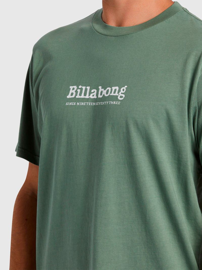 Polera Hombre Throwback Verde Billabong