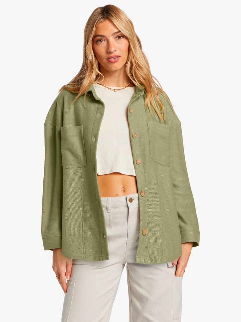 Sobrecamisa-Mujer-Everytime-Verde-Billabong