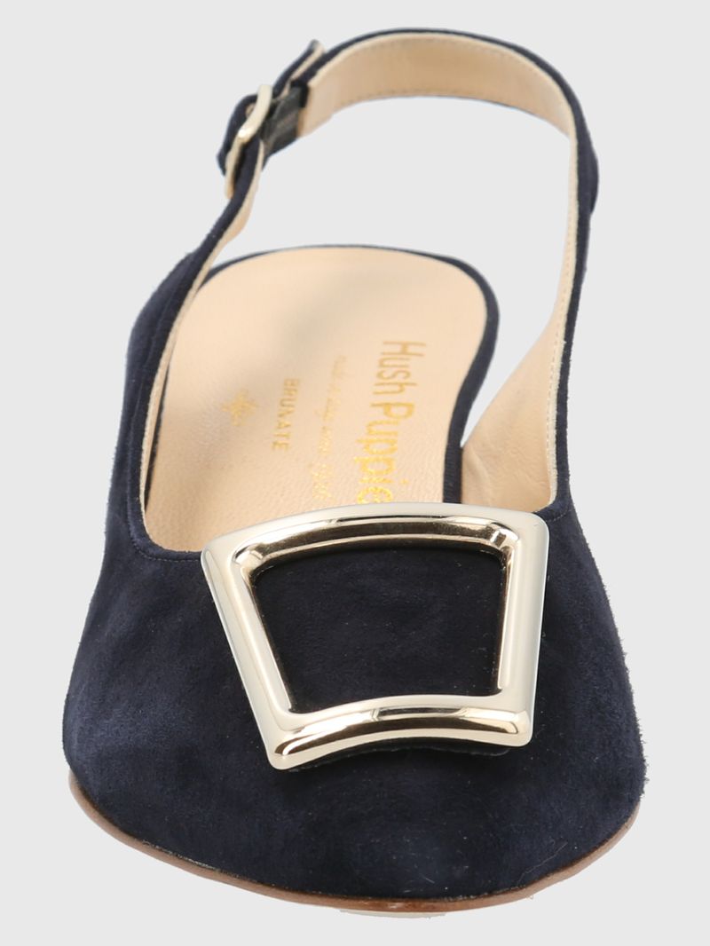 Zapato Brunate Cuero Rossella Azul Oscuro