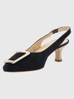 Zapato Brunate Cuero Rossella Azul Oscuro