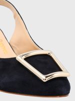 Zapato Brunate Cuero Rossella Azul Oscuro