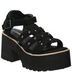 Sandalia Mujer Iliana Negro Azaleia