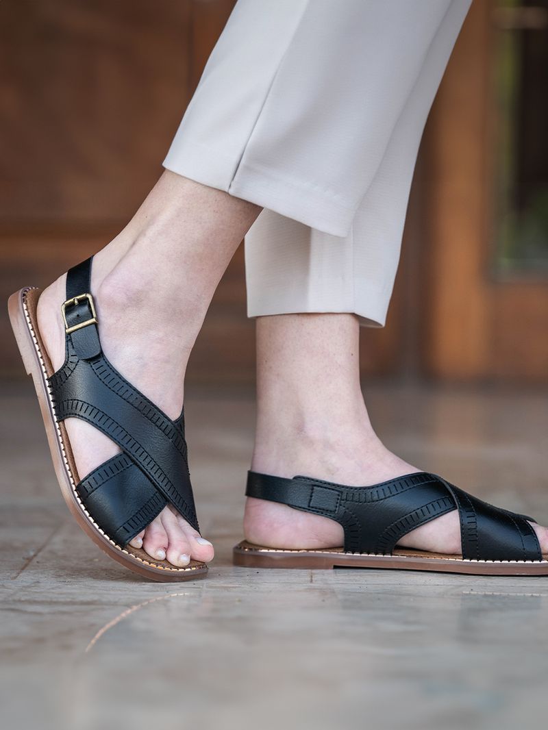 Sandalia Mujer Nazario Negro Azaleia-Azaleia Chile