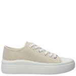 Zapatilla Mujer Lona Dorado Azaleia