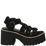 Sandalia Mujer Iliana Negro Azaleia