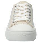 Zapatilla Mujer Lona Dorado Azaleia