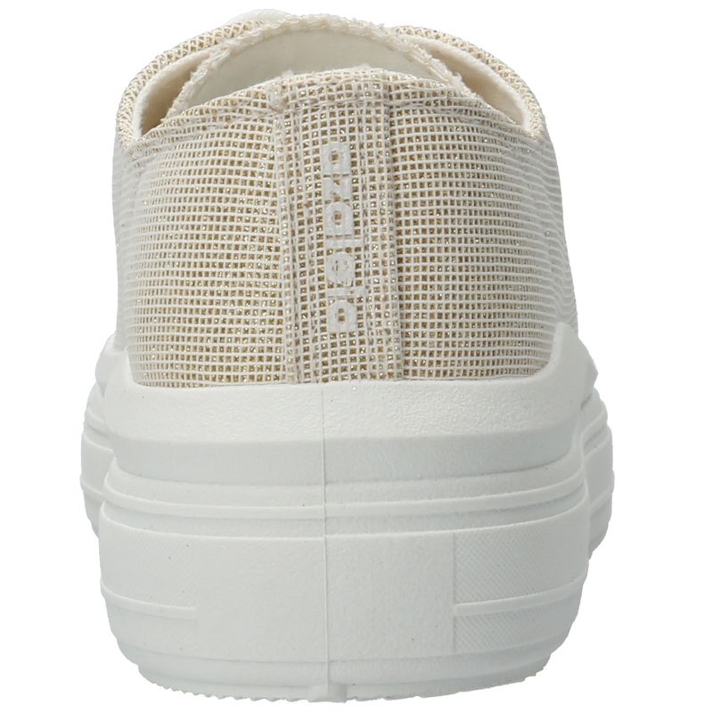 Zapatilla Mujer Lona Dorado Azaleia