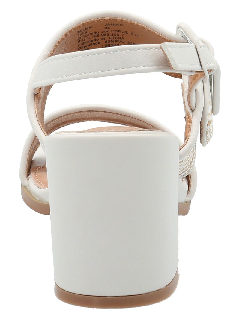 Sandalia Mujer Jamino Beige Azaleia