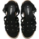 Sandalia Mujer Iliana Negro Azaleia