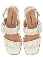 Sandalia Mujer Jamino Beige Azaleia