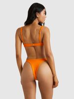 Bikini Sosten Mujer Horizon Scooped Naranjo RVCA