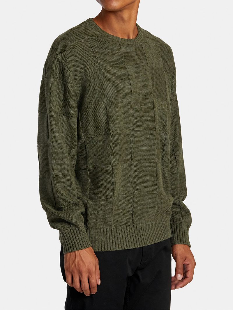 Sweater-Hombre-Hi-Grade-Boro-Crew-Verde-RVCA